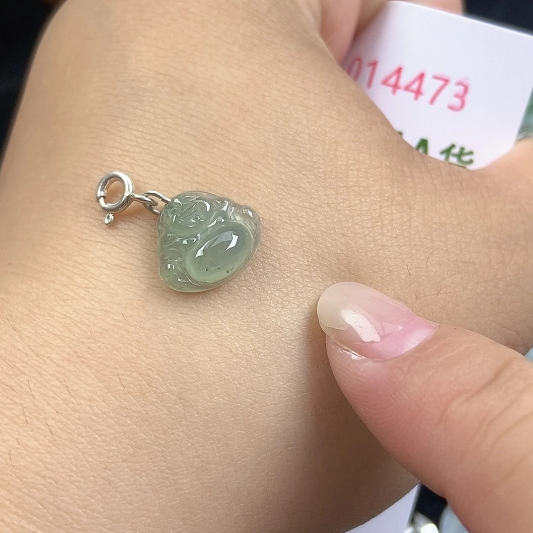 翡翠未镶嵌颈饰天然