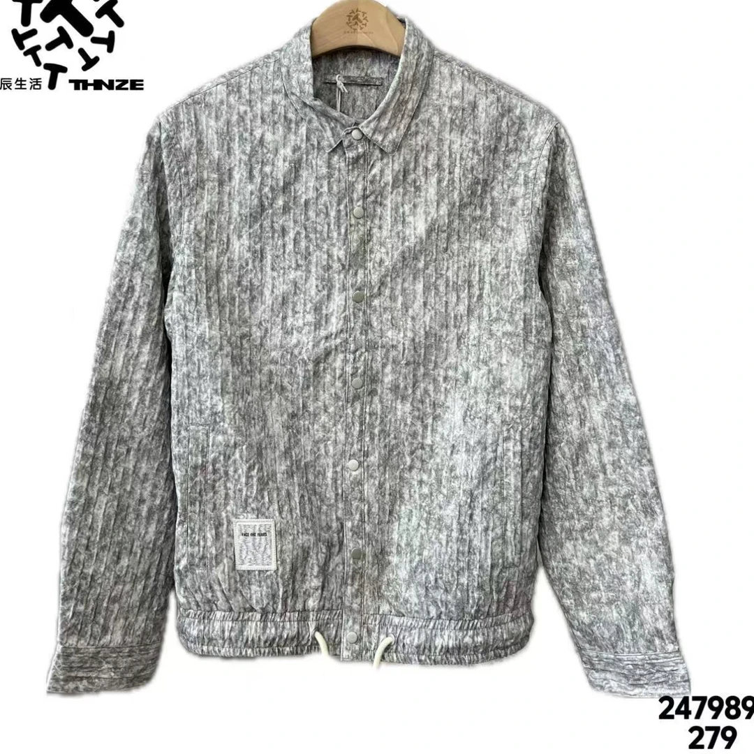 含辰生活翻领夹克印花长袖休闲春秋款外套247989