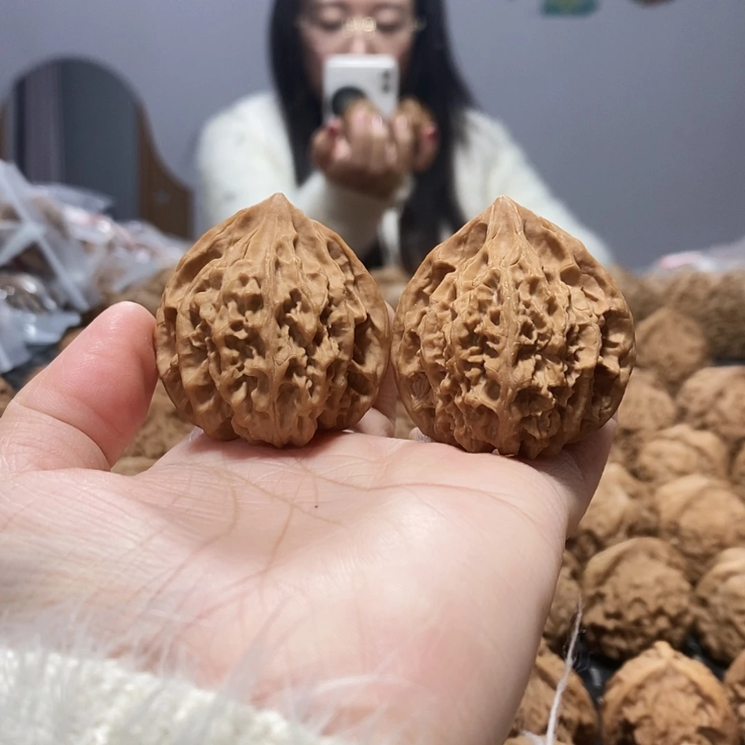 吊坠文玩核桃野生灯笼40