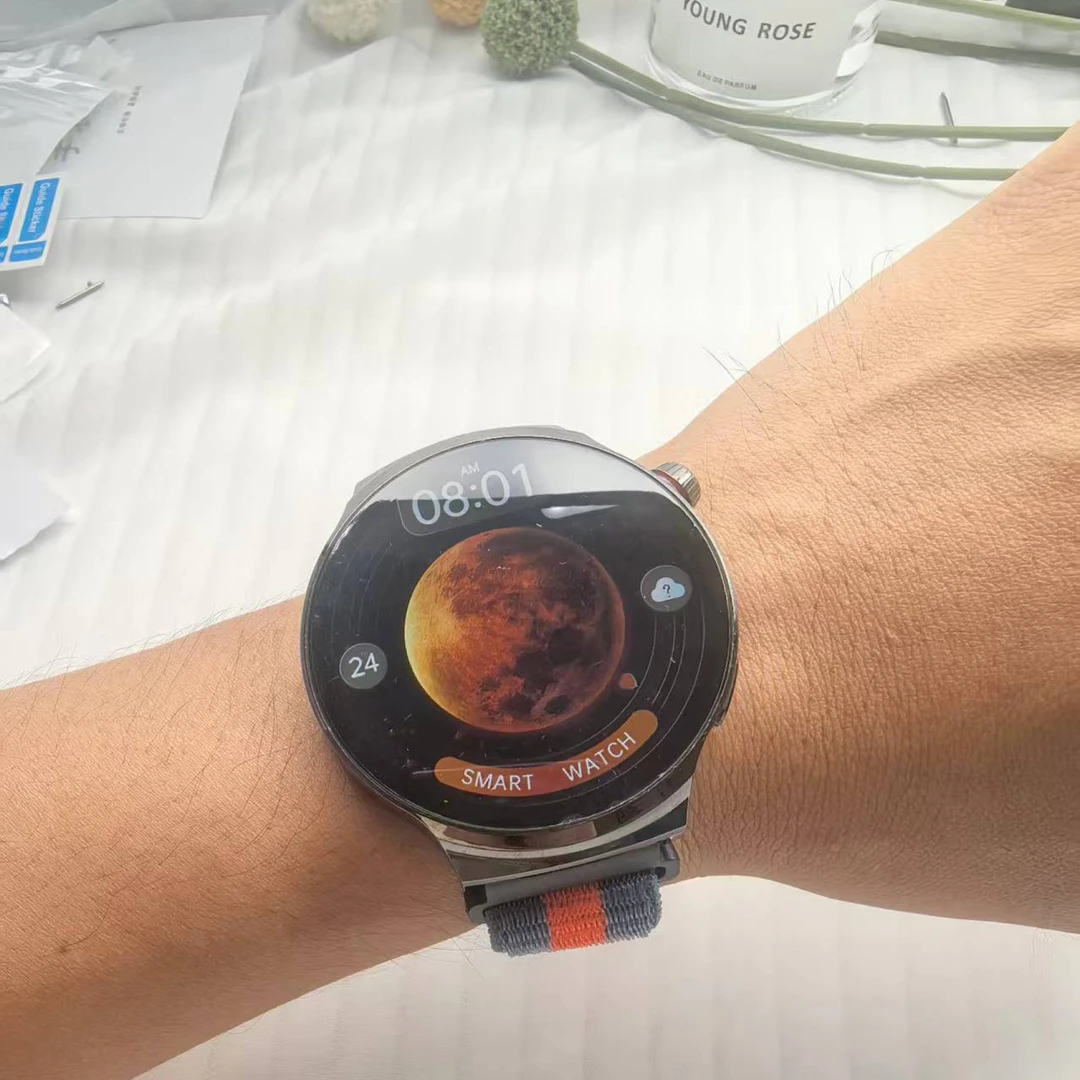 适用爱国者GT8表带尼龙编织腕带aigo爱国者V8表带魔术贴秋冬表带