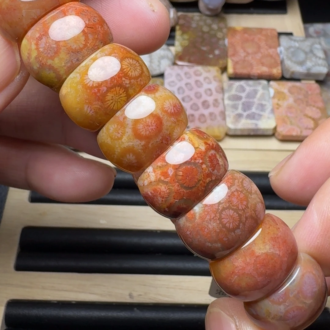 硅化玉未镶嵌纯天然色有机玉石保真色