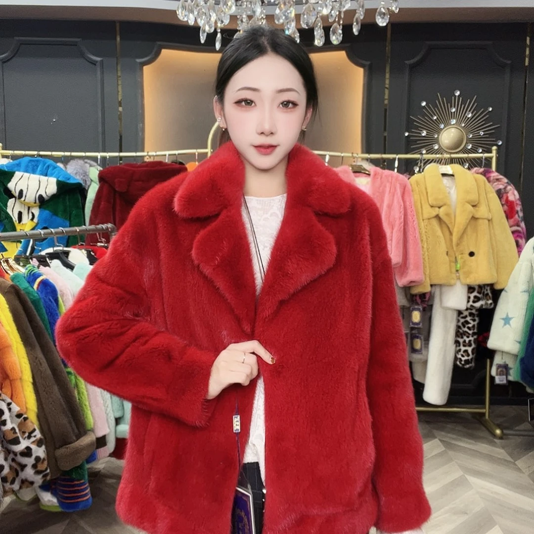 冬季新款时尚水貂