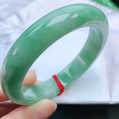 未镶嵌手镯翡翠54圈口882245