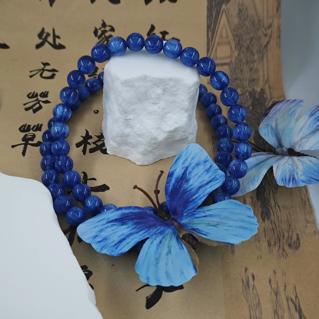 【古典珍藏】蓝瓷天玄G003古典气质68颗长链项