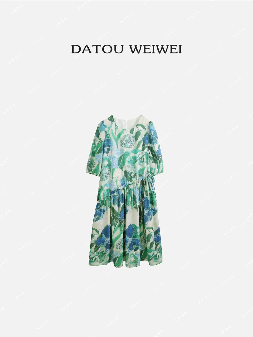 【DTWW大头韦韦】连衣裙系列【万物自由】自留款系带连衣裙721706