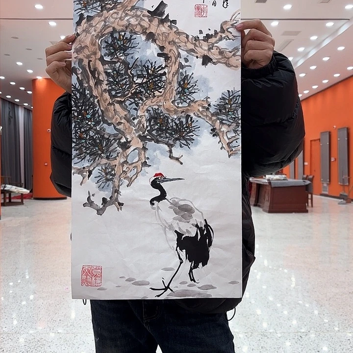 国画李庆宣老先生去伪存真原作