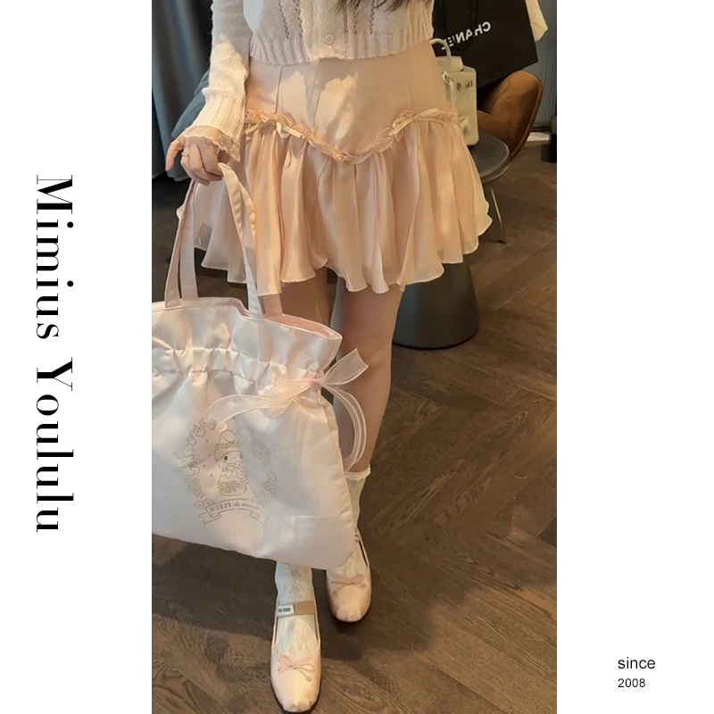 【mimius】&琳琳 甜妹必备糖果系减龄半身裙裤 G03195