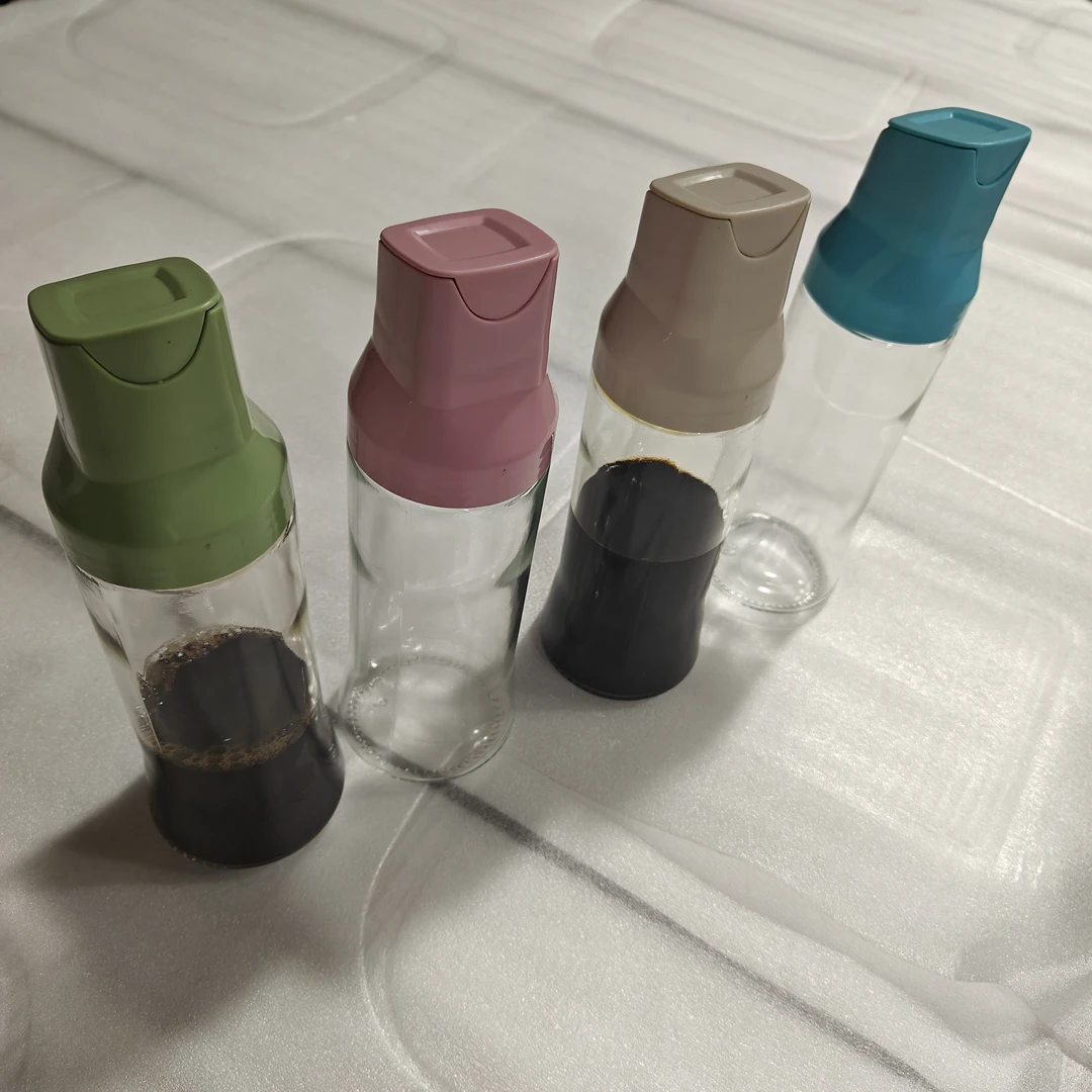 马卡龙色系厨房调料壶500C/四色组合套装