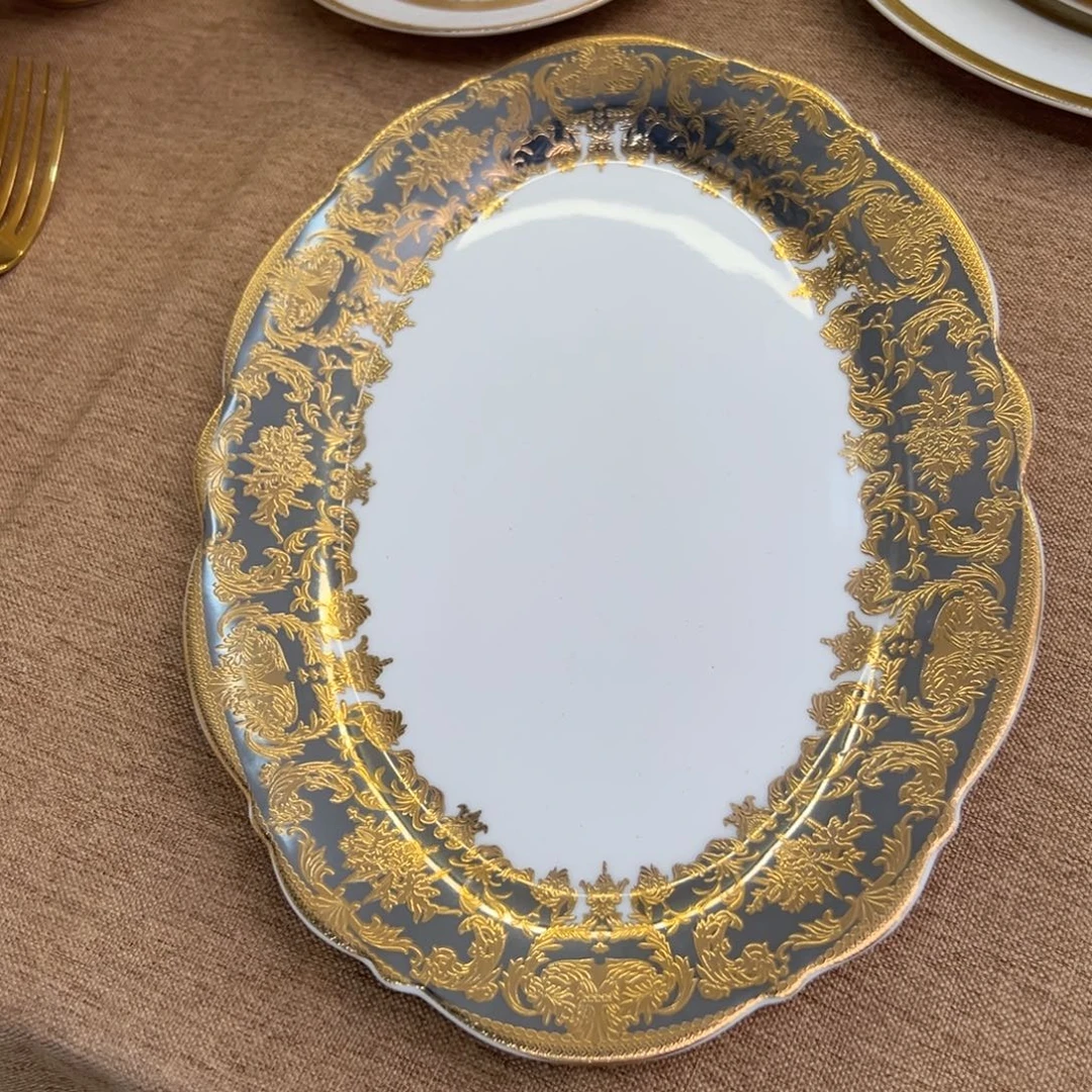 瓷片12寸鱼盘一个一单尾单