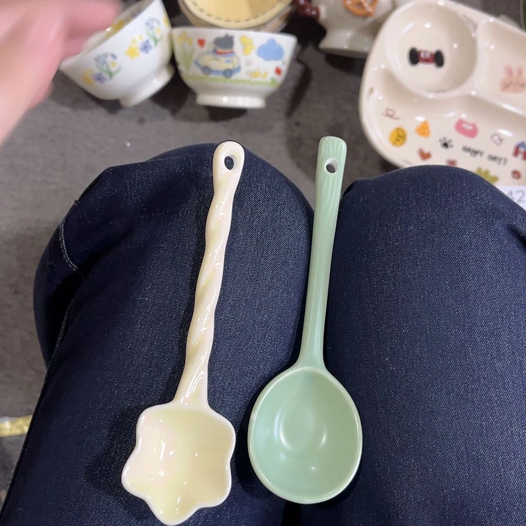 2件套陶瓷餐具系列勺子