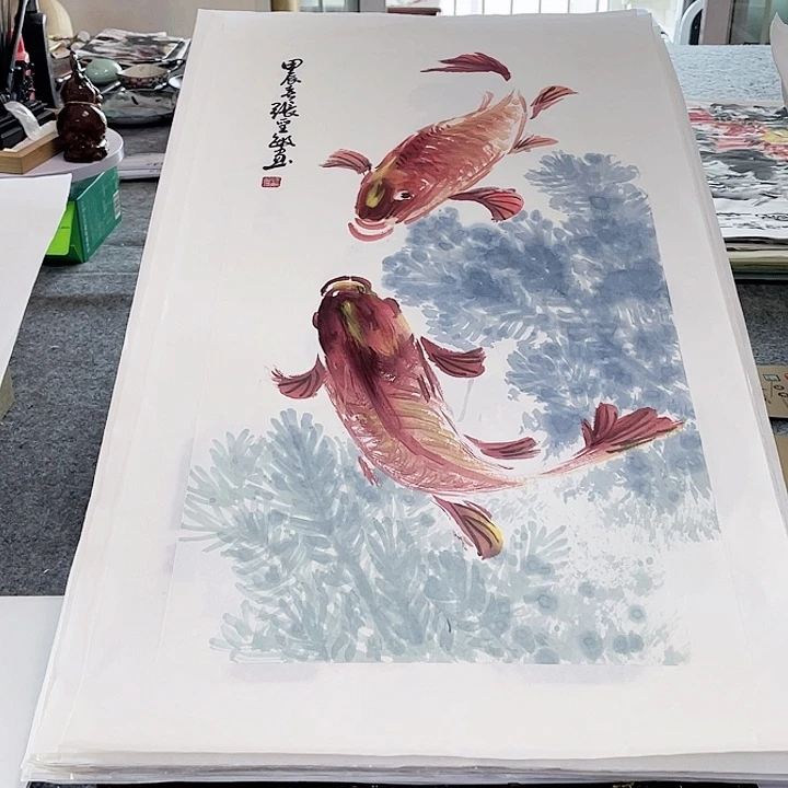 国画张圣敏先生纯手绘作品