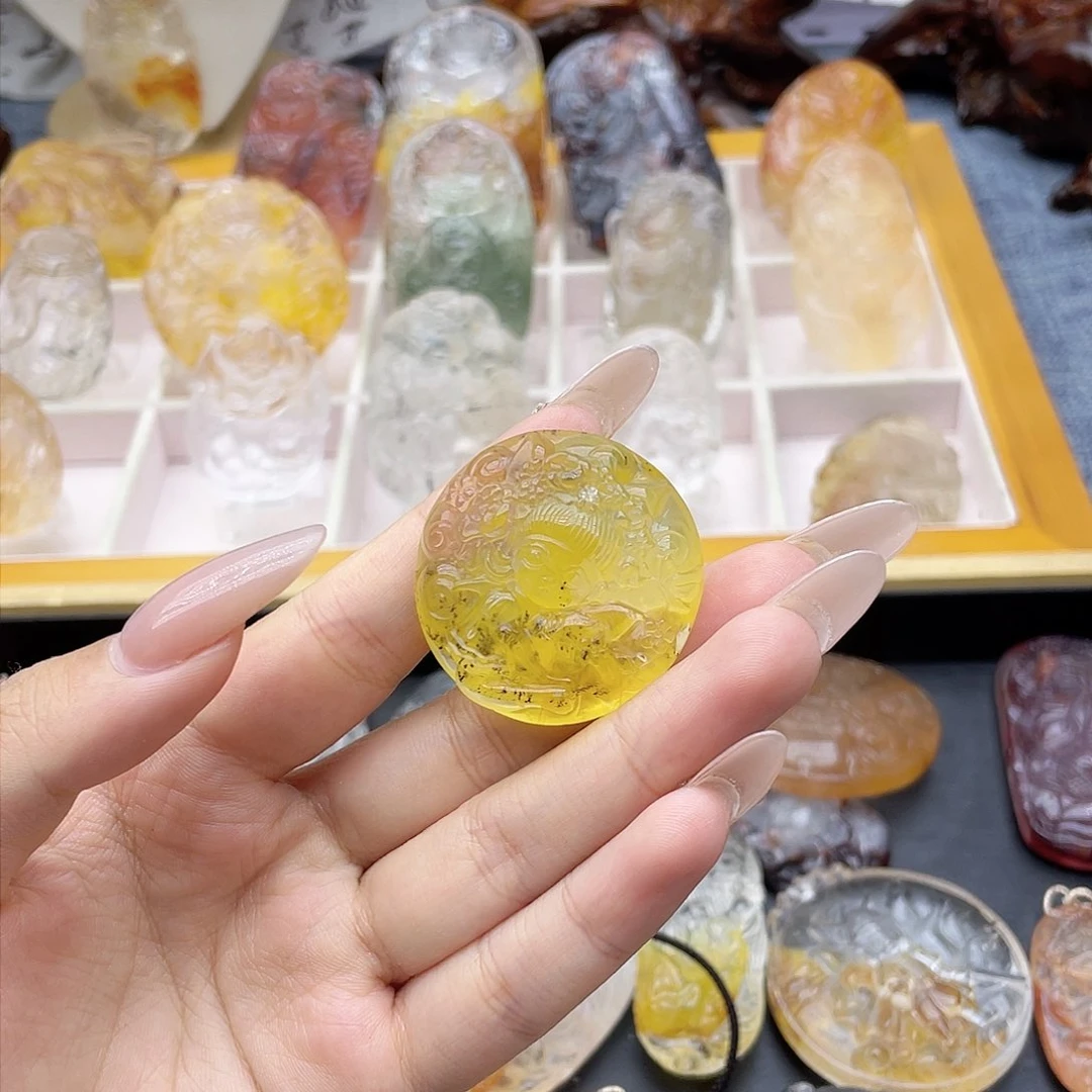 颈饰未镶嵌水晶天然