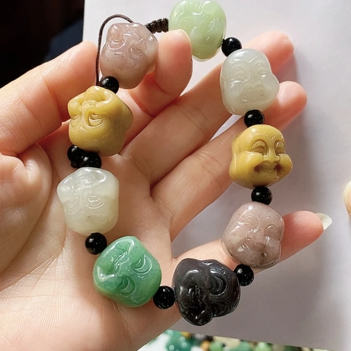 密玉（石英质玉）手链未镶嵌