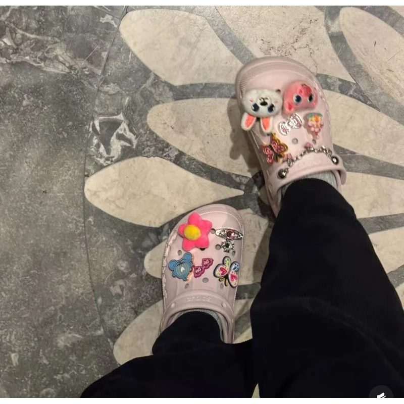 【重磅原单】(云彩)洞洞鞋夏季厚底增高女款轻便沙滩