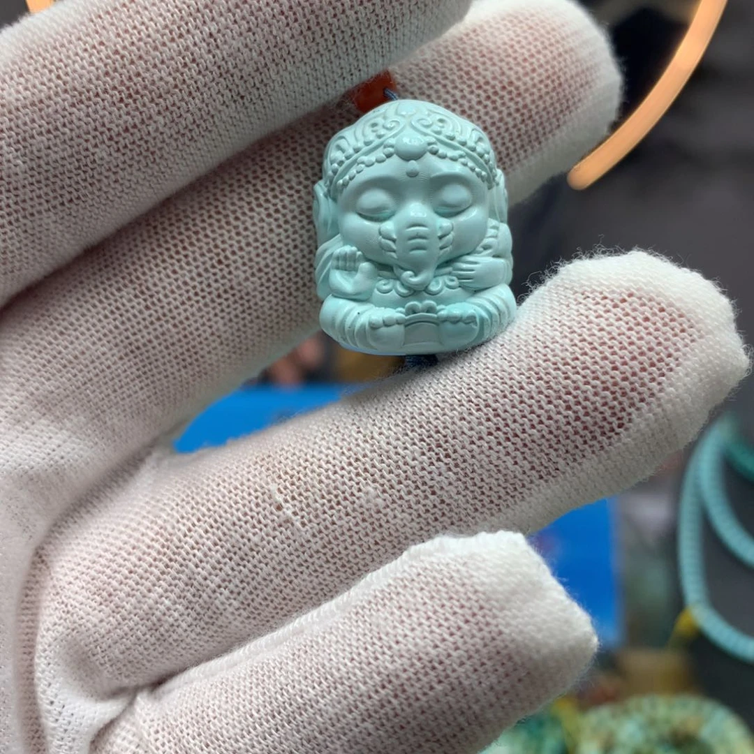 绿松石挂件未镶嵌