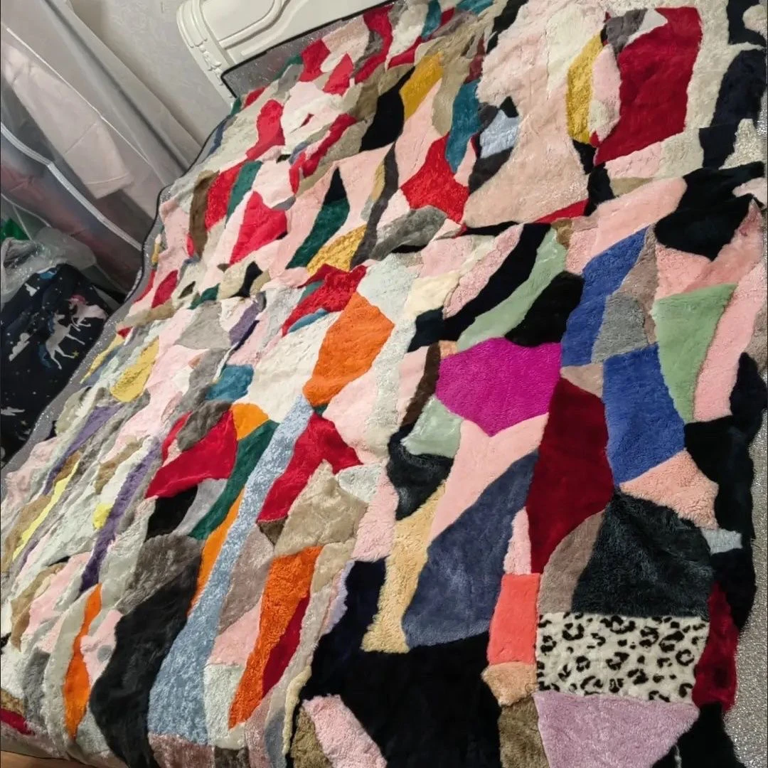 羊皮毛一体床上柔软毛毯绒毛毯盖毯尺寸可以定做毯子绒毯