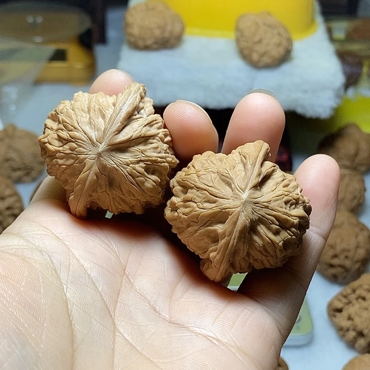 文玩核桃把件3号磨盘40.5