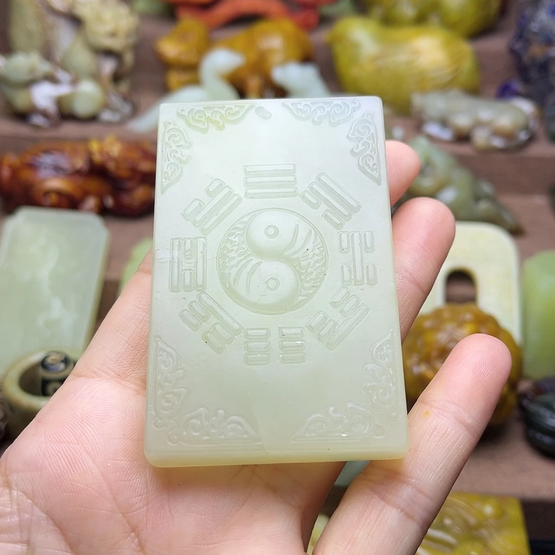 白玉菩提吊坠187。。