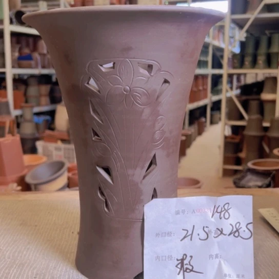 紫砂花盆紫紫砂盆