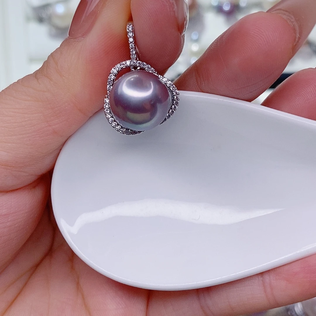 淡水珍珠未镶嵌吊坠(赠链)