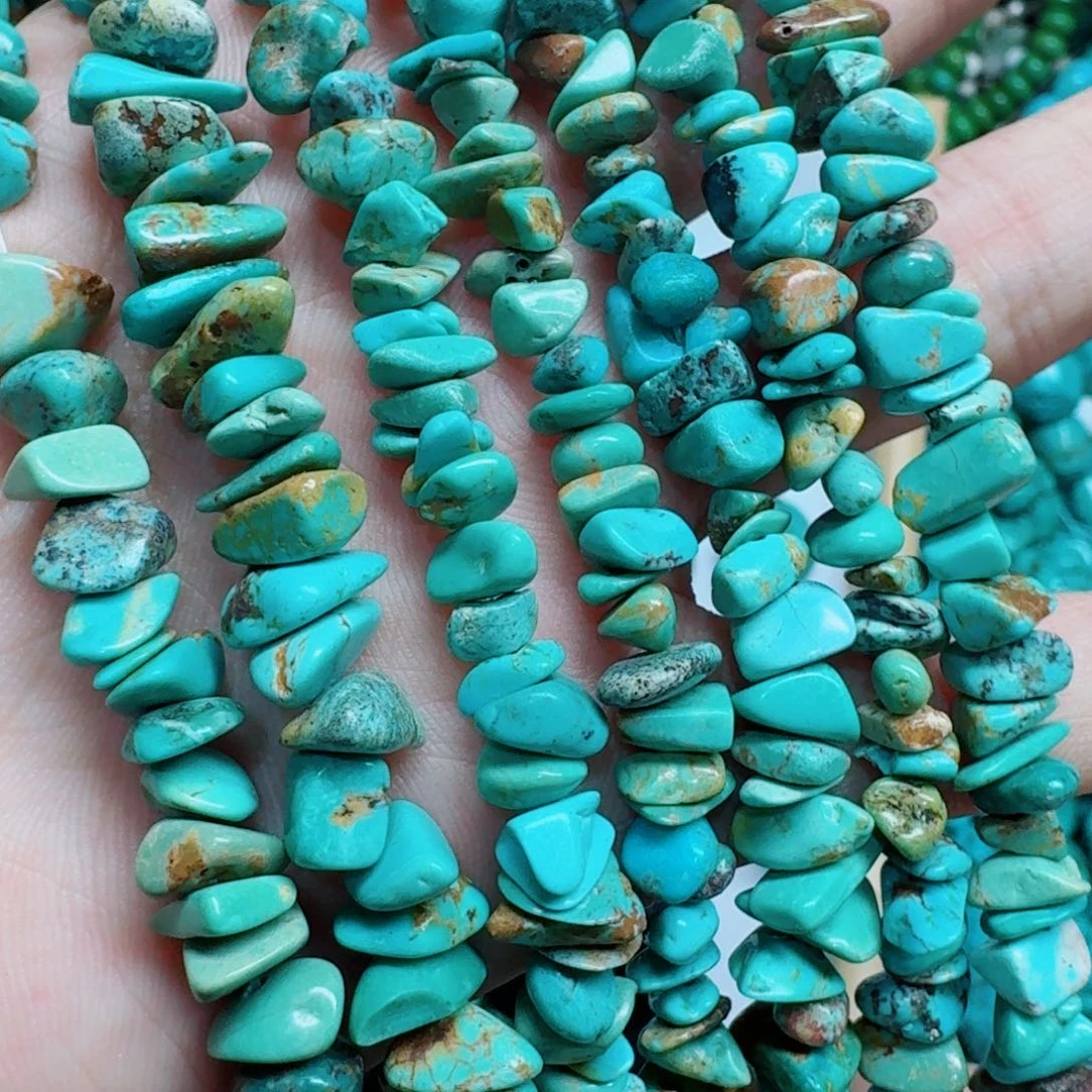 玛瑙/玉髓合金珠宝半成品湖北松碎石一条