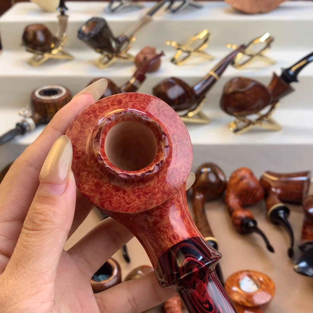 点***光高品质石楠木烟斗