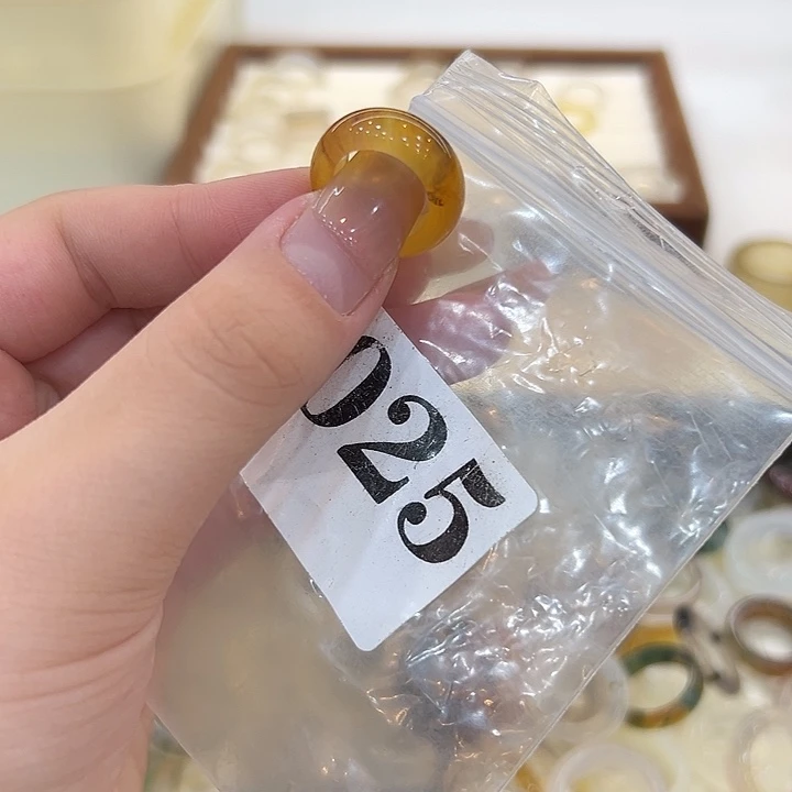 玛瑙/玉髓合金戒指25港3