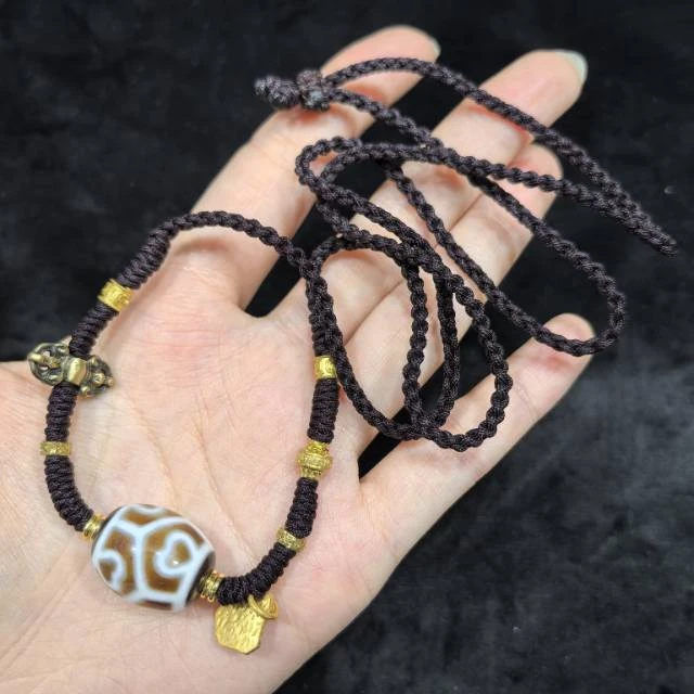 【佳哥严选】 J64628-玛瑙DIY脖挂（佛心六）-多样性发其一