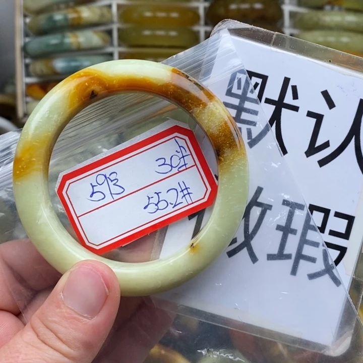 未镶嵌蛇纹石玉手绳
