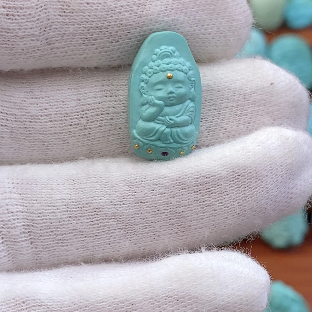 绿松石未镶嵌珠宝奇石