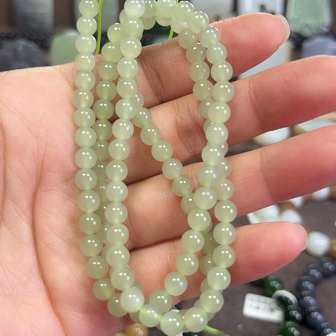 和田玉未镶嵌手串