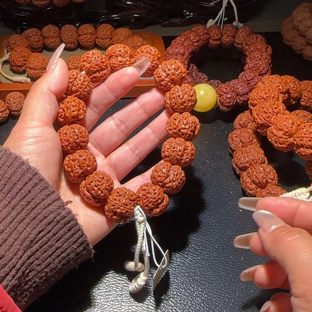 金刚菩提吊坠22飞碟矮桩梅花双龙定制