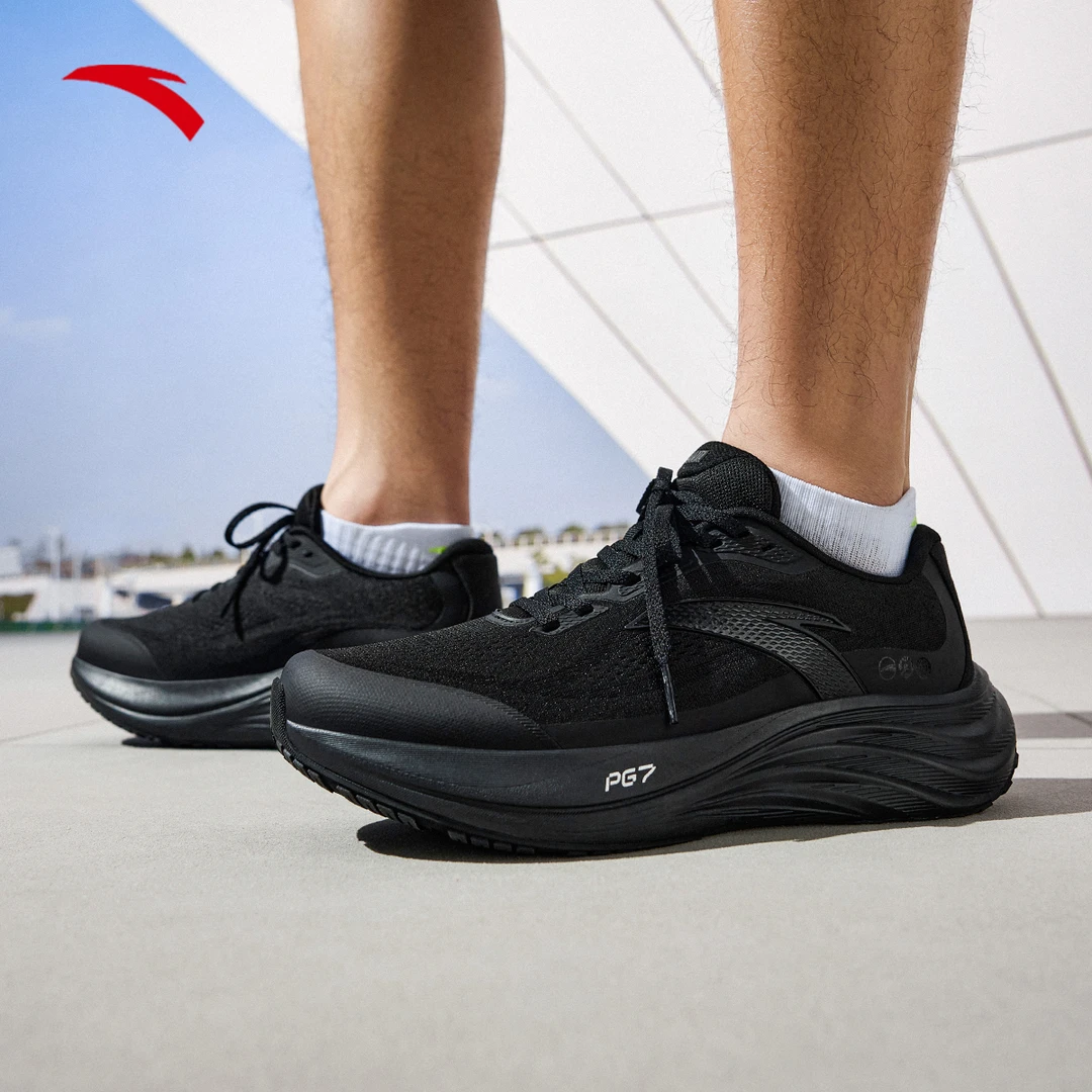 安踏旅步PG7 秋季新款软底缓震跑步鞋舒适时尚百搭休闲运动鞋男鞋