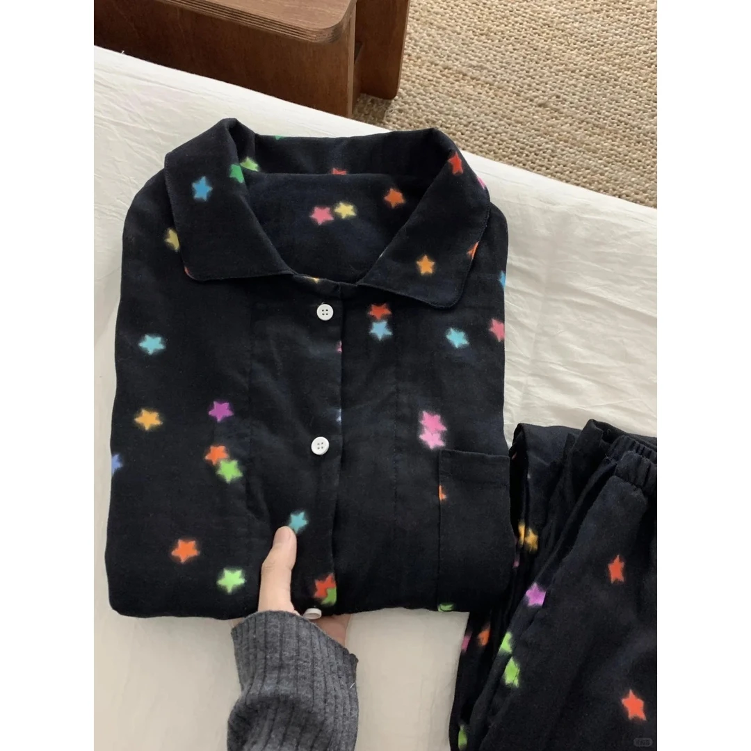 【DMXJ大梦想家】云朵棉长袖睡衣少女春秋新款高级感大码家居服套装