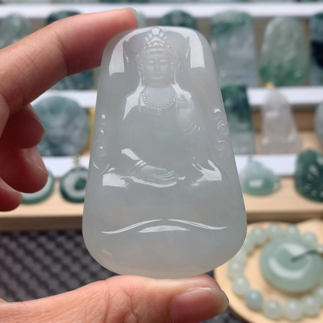 吊坠(不含链)未镶嵌翡翠素衣