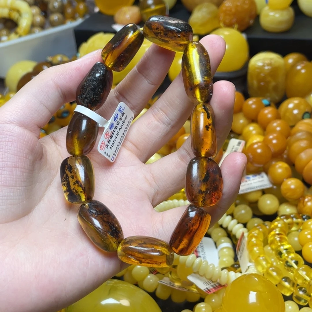 琥珀未镶嵌珠宝奇石