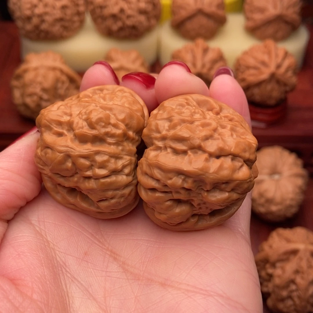 桃核把件延庆蛤蟆头37