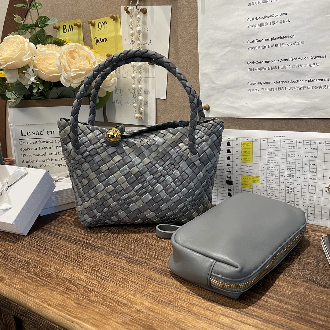 【Susan静】子母包手机袋手提包,格纹,拼接子母款