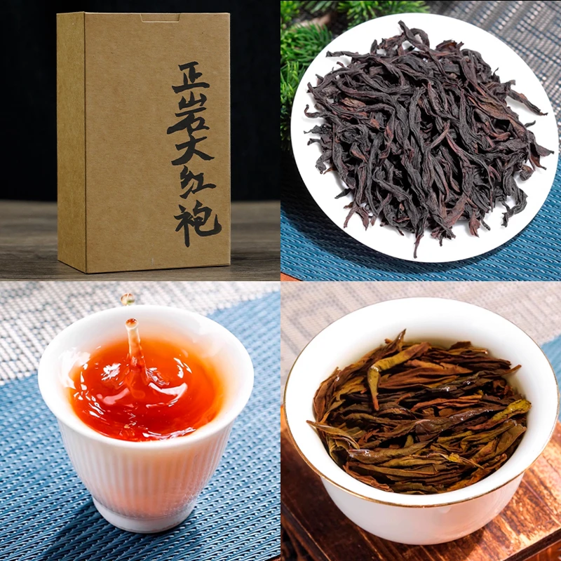 武夷山原产地纯手工花果香馥郁传统碳焙中轻火正岩大红袍盒装
