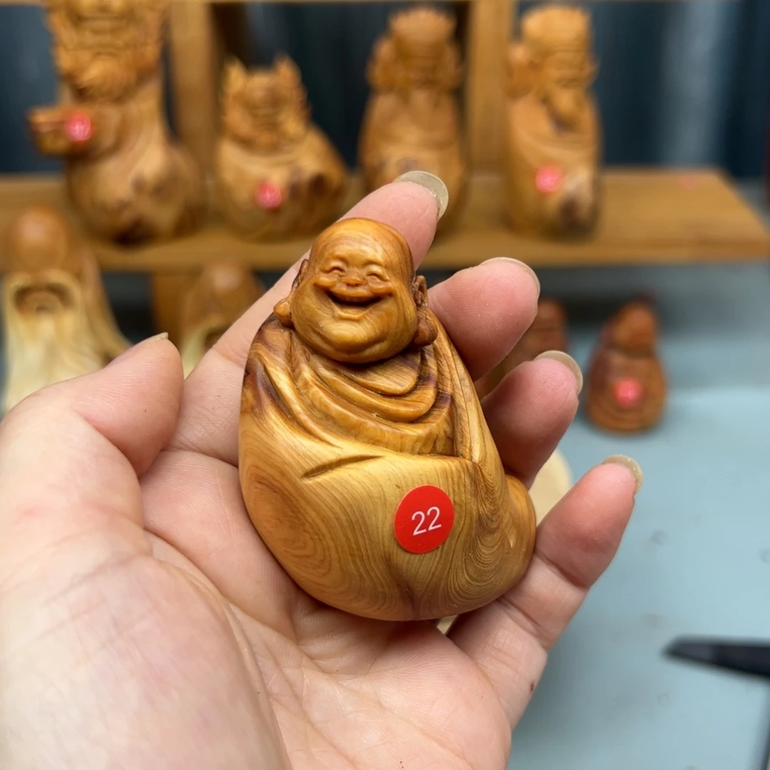 用***9木崖柏木摆件手把件