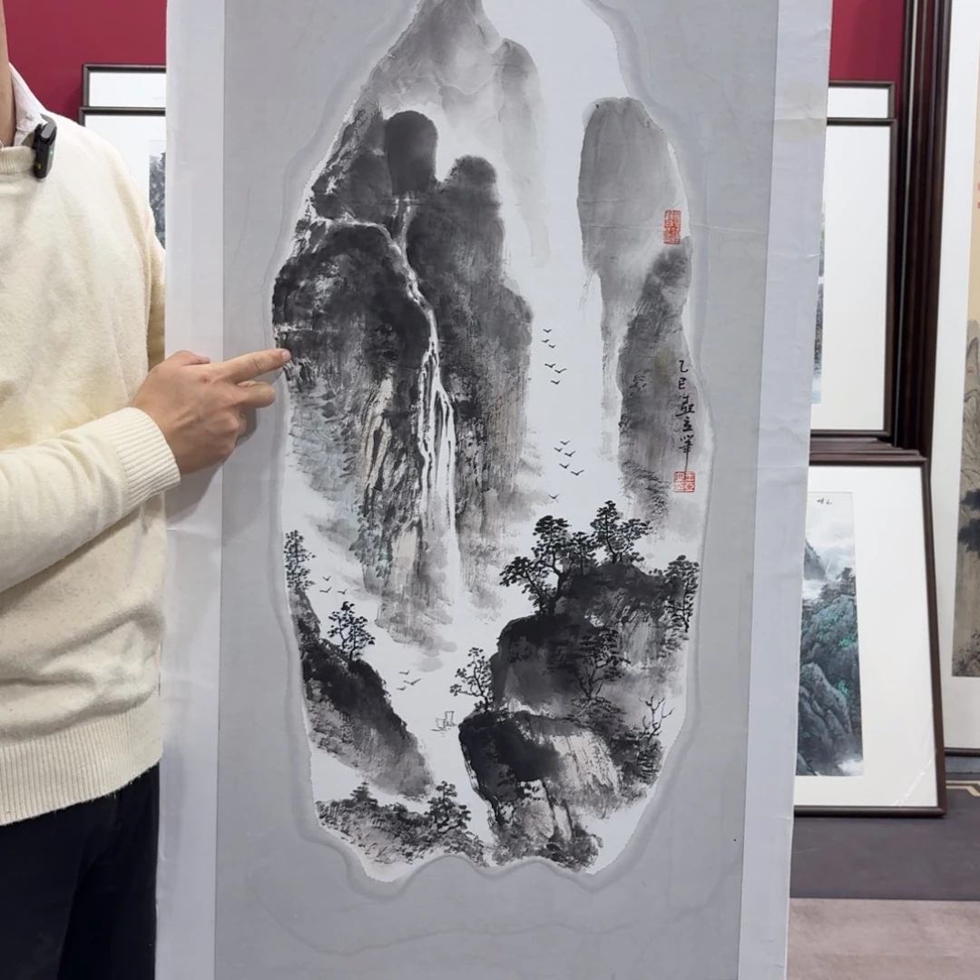 国画手绘作品120/60