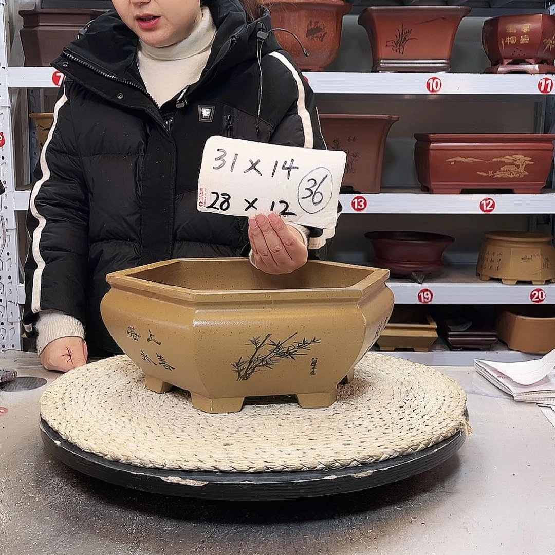 紫砂花盆紫砂花盆