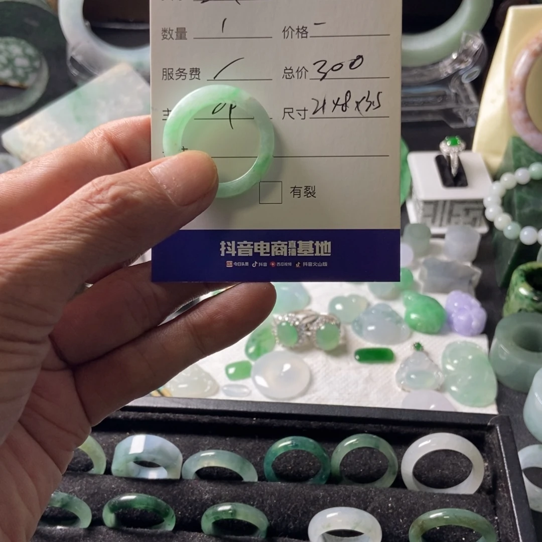 宝***儿翡翠未镶嵌颈饰今天