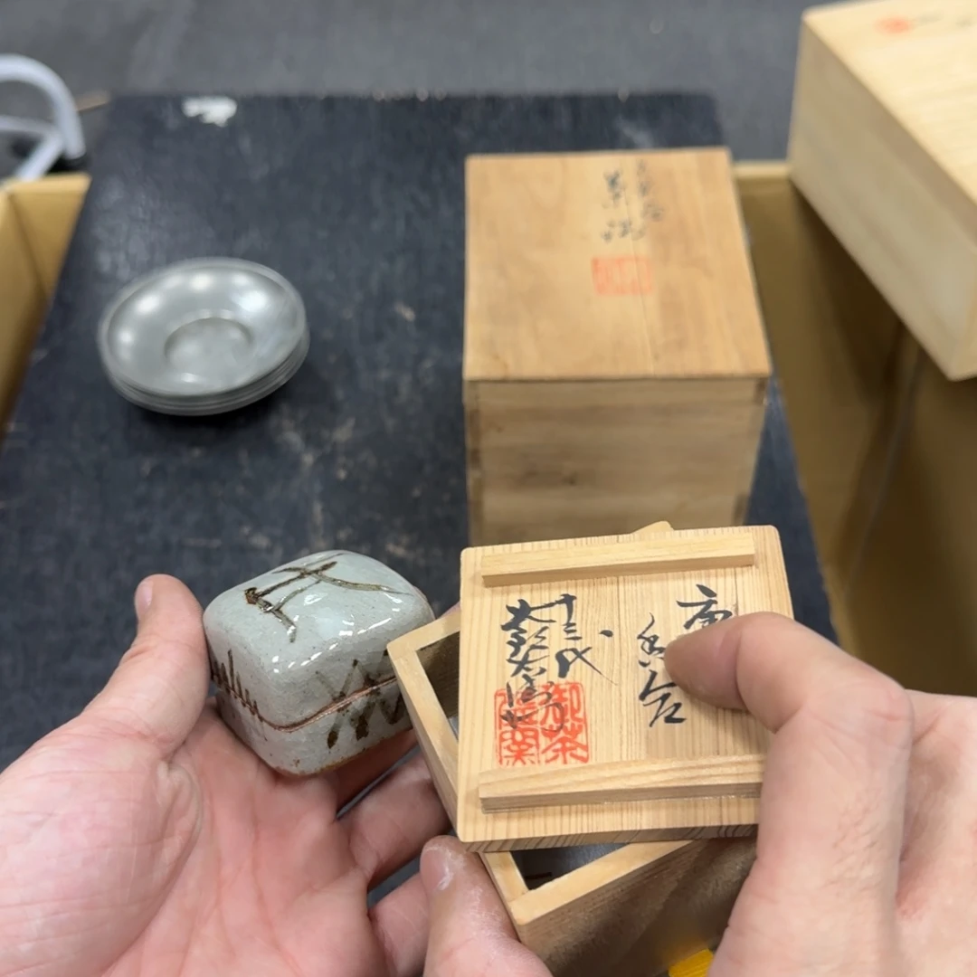 陶瓷日本中古工艺品摆件