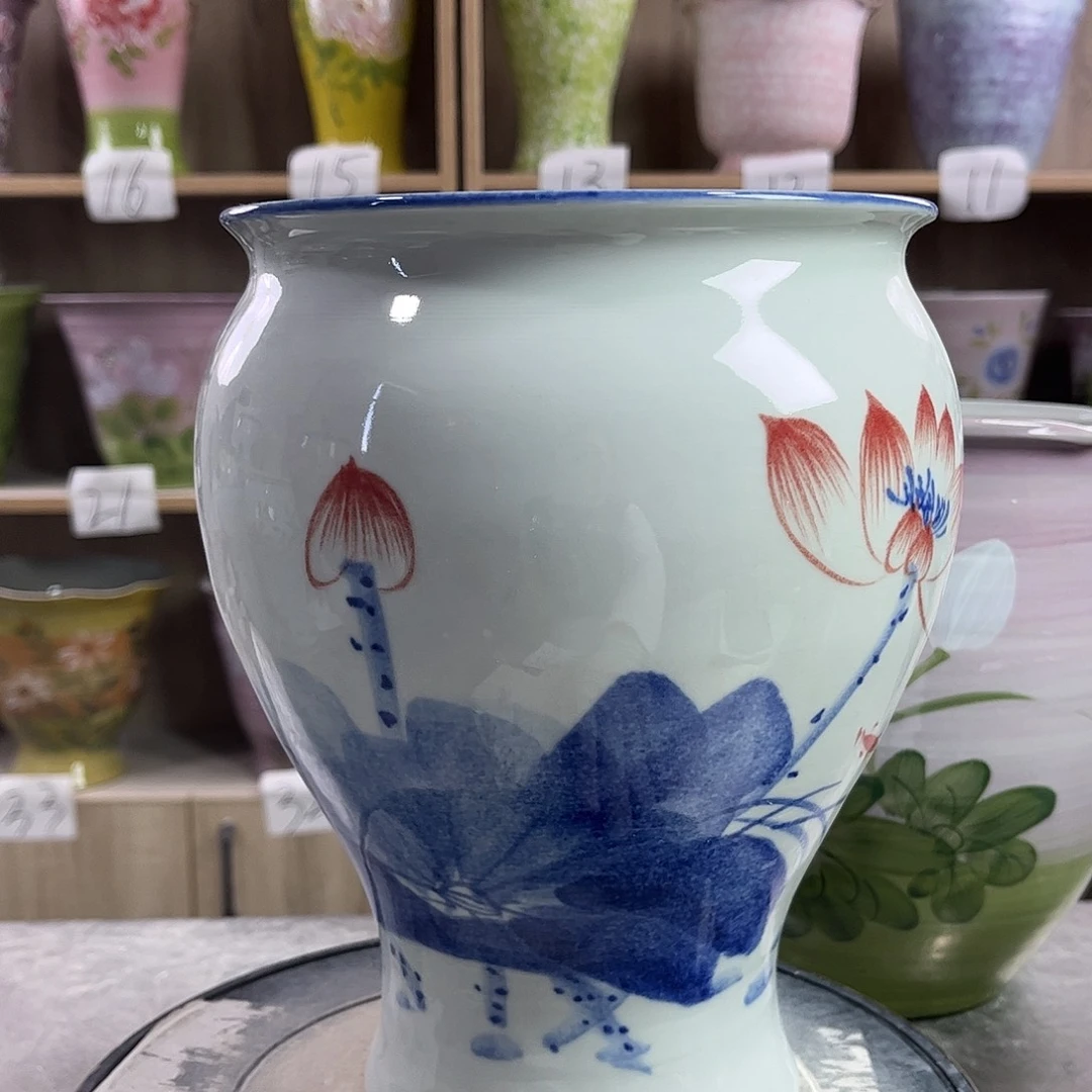 景德镇陶瓷花盆花盆