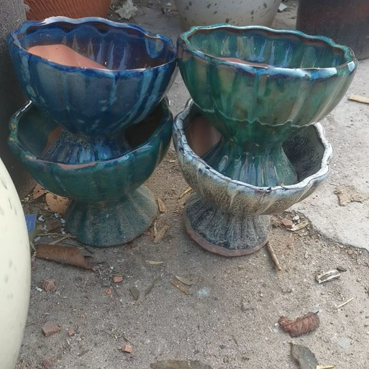 红陶口13高12瑕疵颜色随机四个