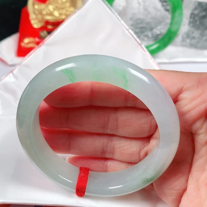 未镶嵌手镯翡翠 编号D1313 正圈55 强推