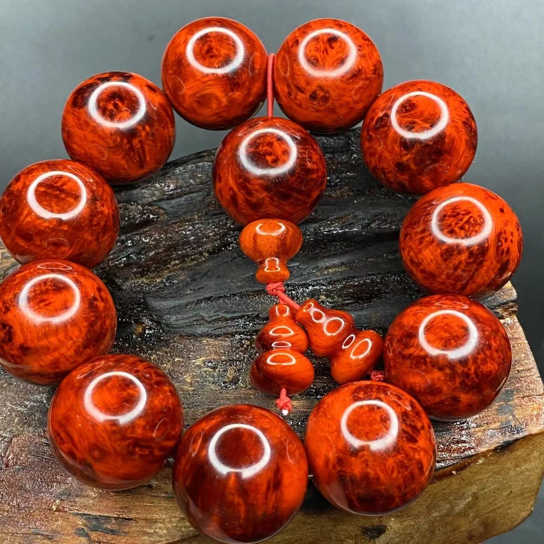 雷击木橘红油手串满油瘤疤2.2男士女士念珠