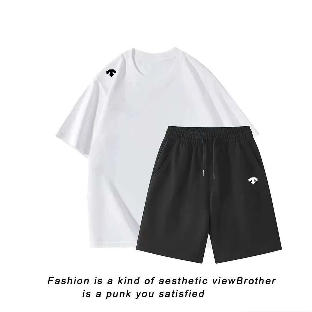 【新品首发套装D1】新款印花男女同款纯棉短袖T恤