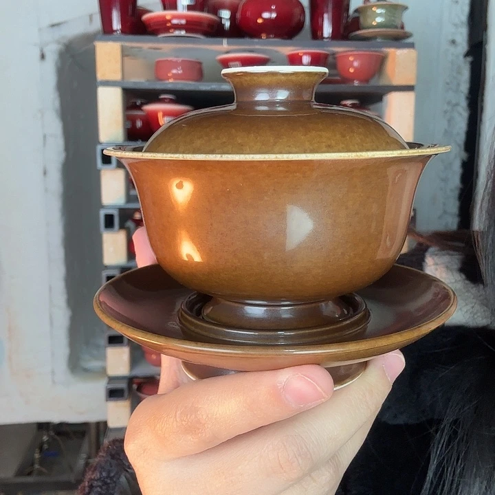 瓷片景德镇郎红陶瓷